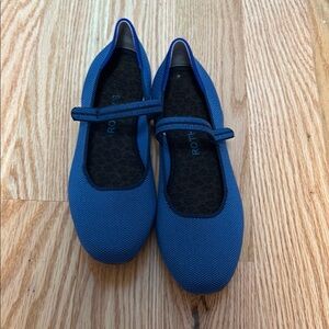 Rothy's Blue Mary Jane Flats